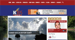 Desktop Screenshot of k105.com